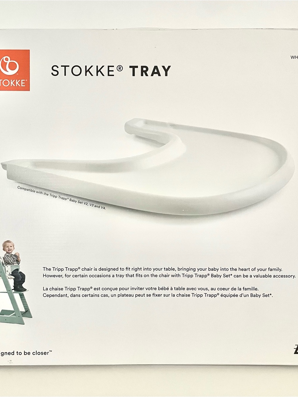 Stokke White Tripp Trapp High Chair Tray